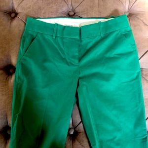 Green Women’s J.CREW Capri Pant. SUPER QT for Fall